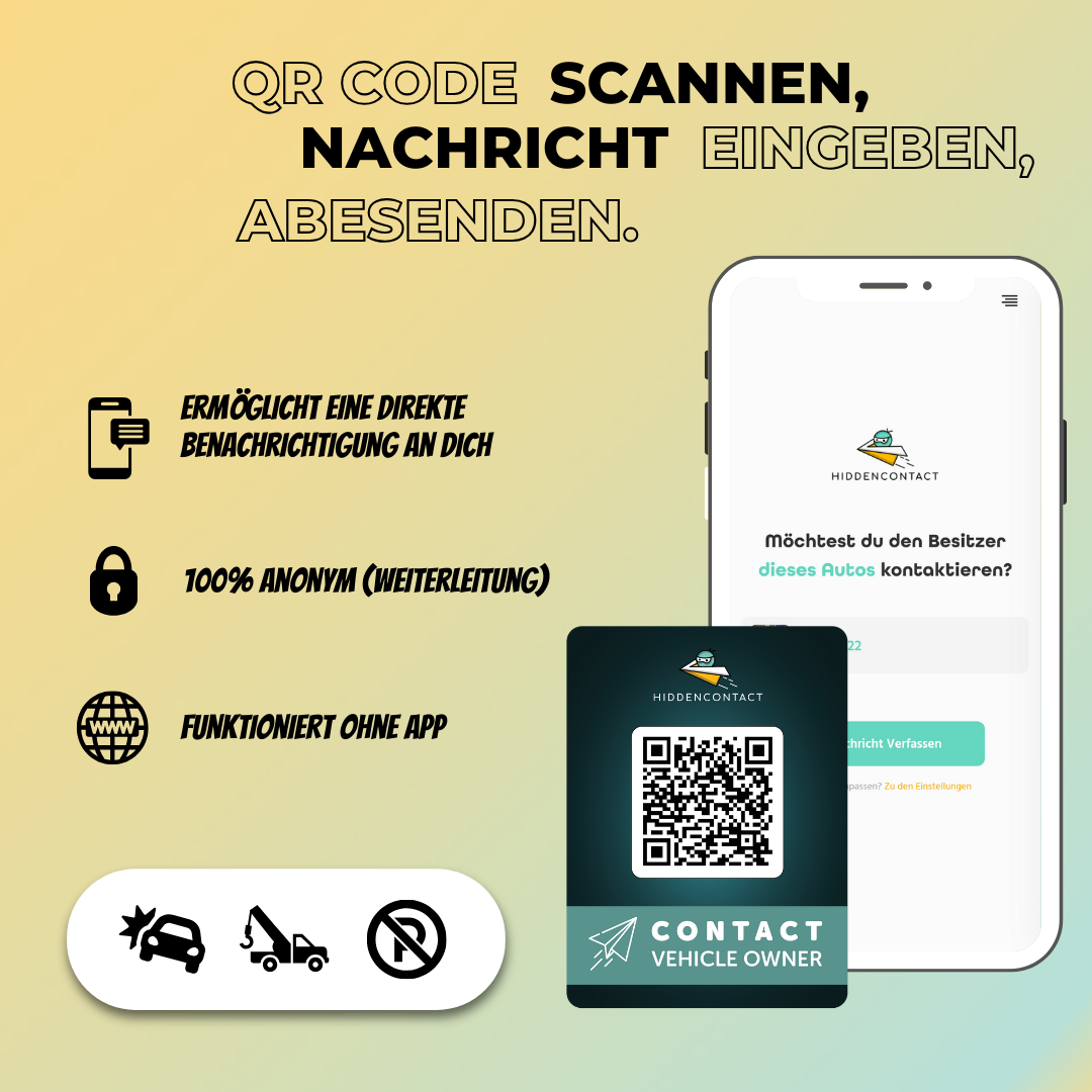 #Auto-Kontaktpunkt mit QR