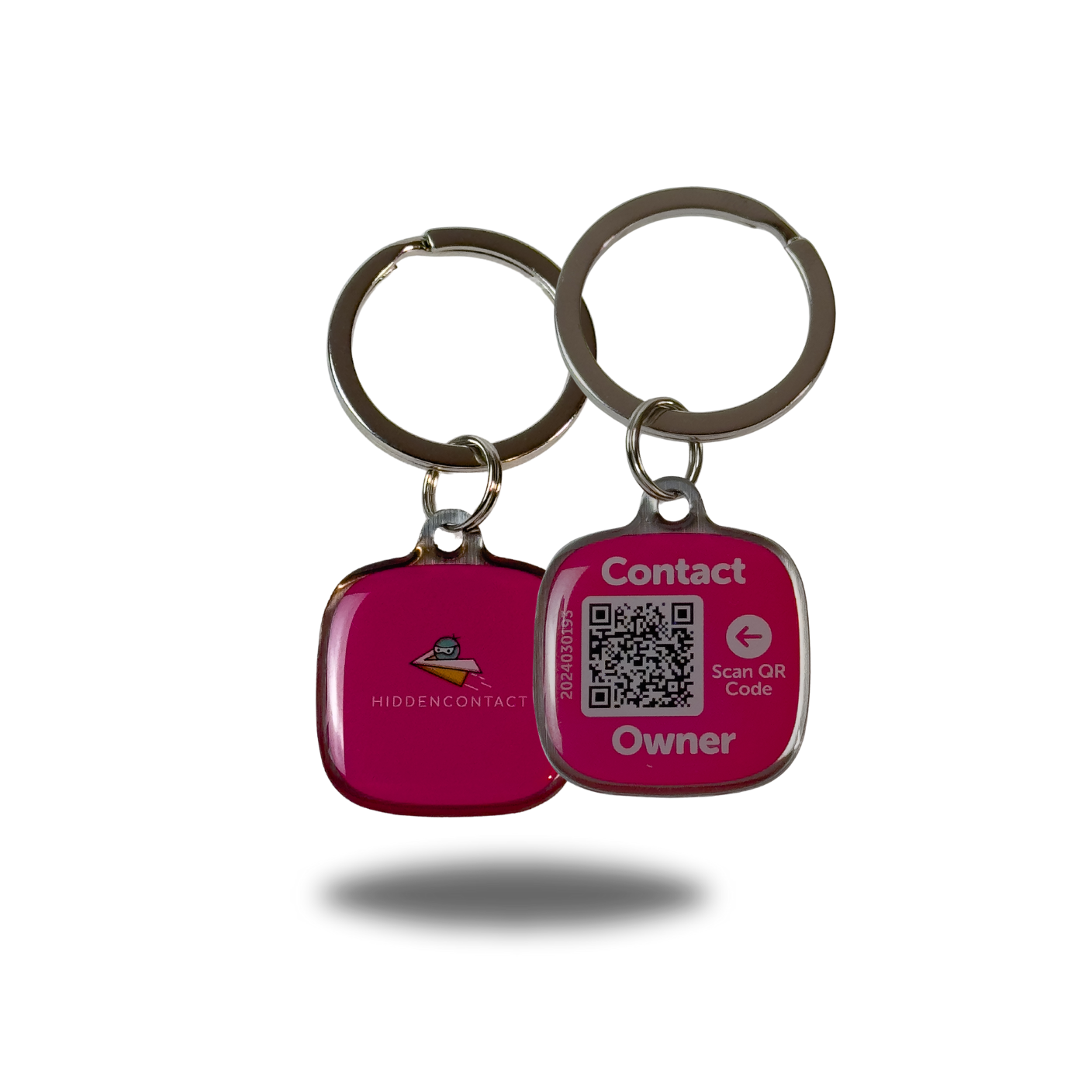 Schlüssel-Tag mit QR