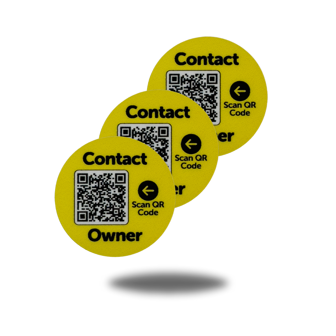 Wertgegenstand Aufkleber mit QR (3er Set)