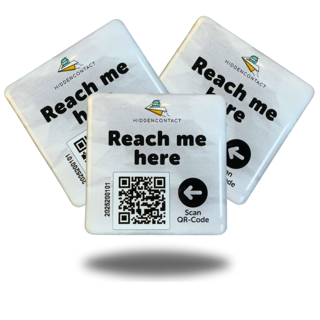 Wohnungs Kontaktpunkt mit QR (3er Set)