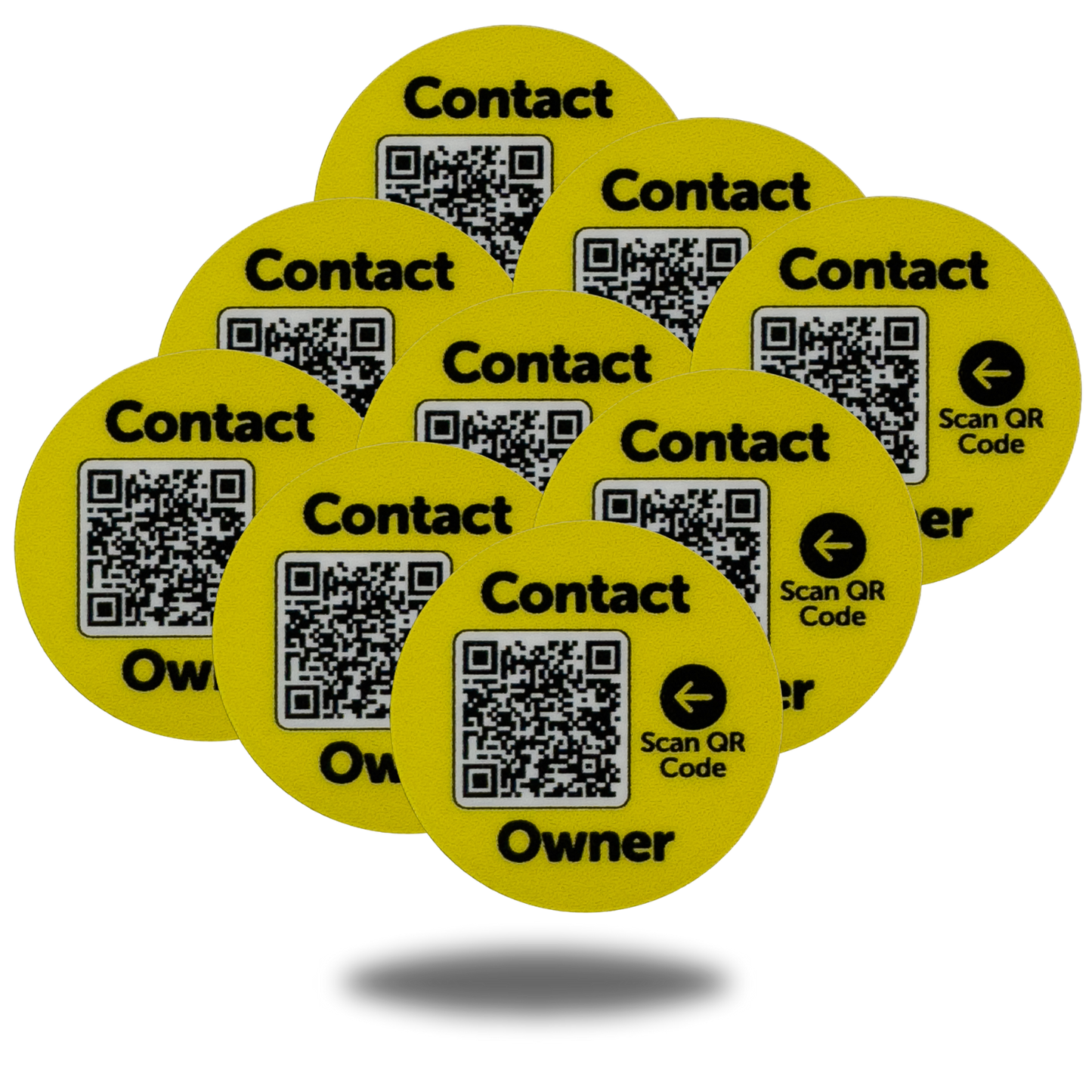 Wertgegenstand Aufkleber mit QR (9er Set)