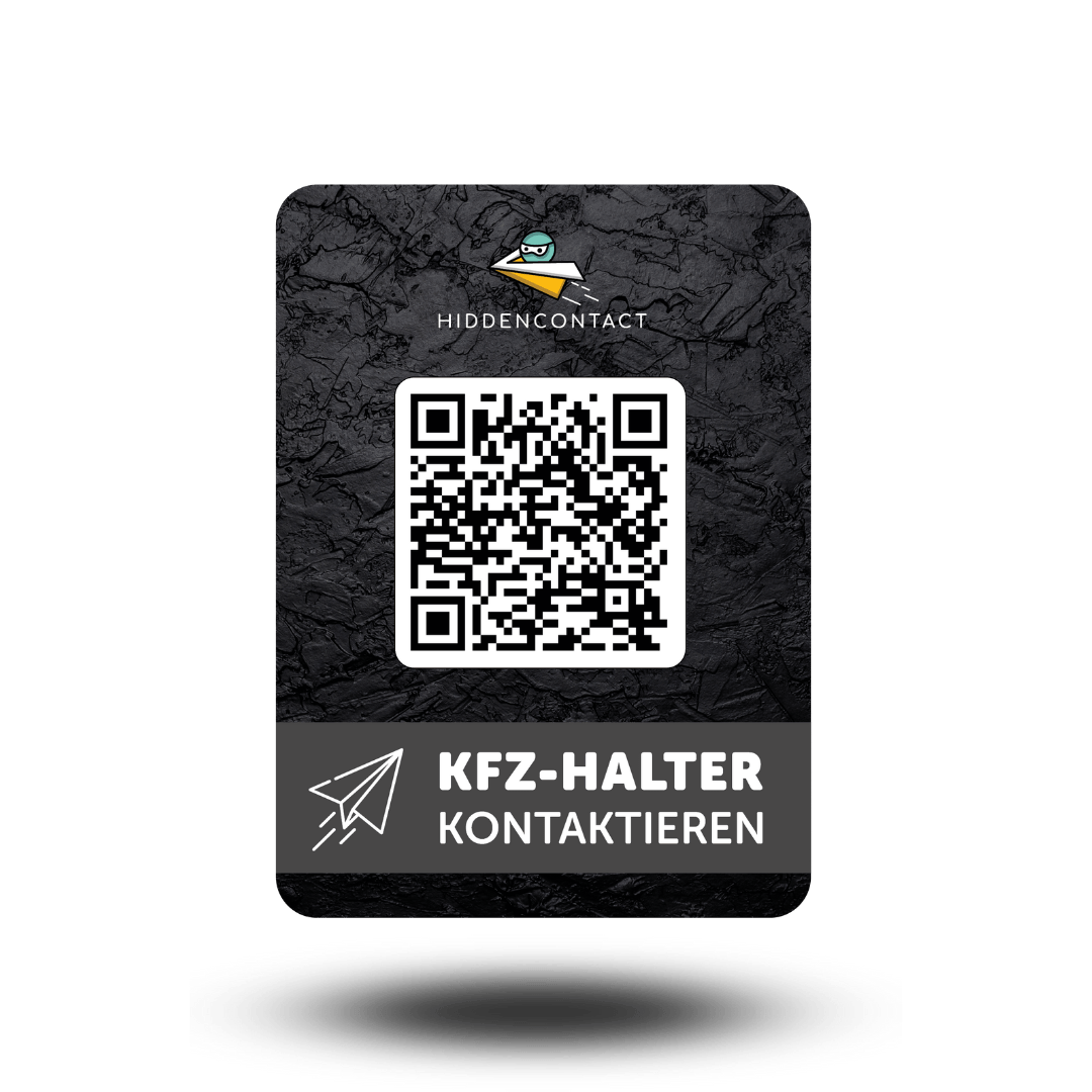 #Auto-Kontaktpunkt mit QR - hiddencontact