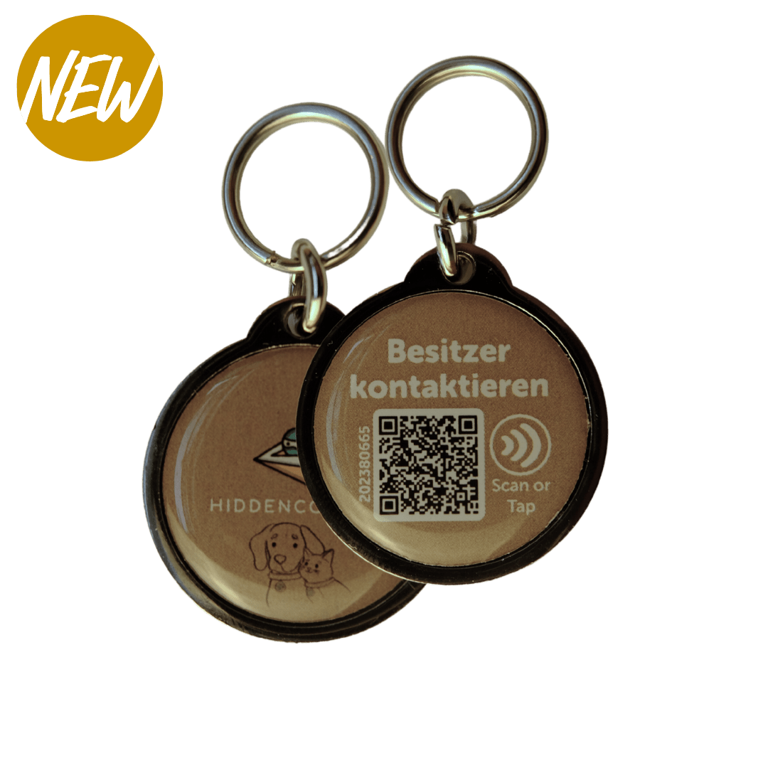 #Haustier-Anhänger mit QR & NFC - hiddencontact