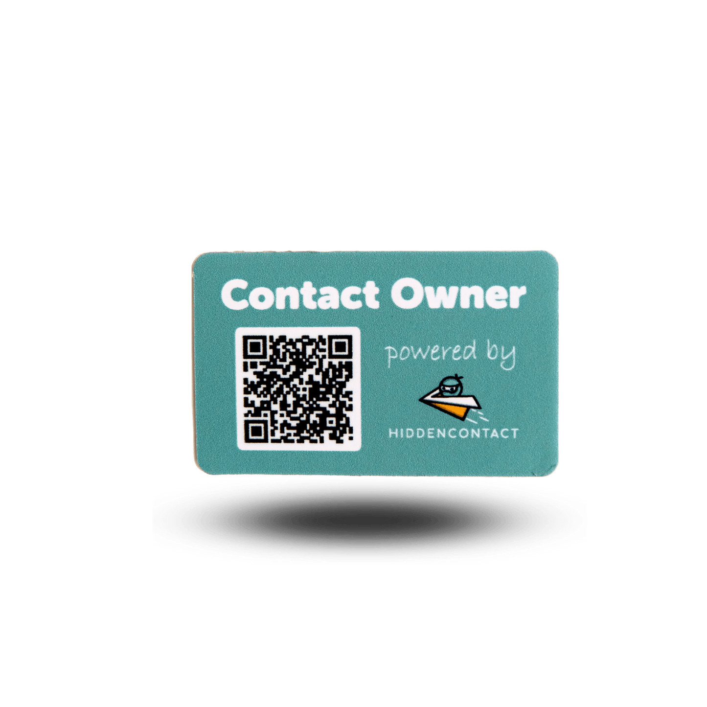 #Wertgegenstand Aufkleber mit QR - hiddencontact
