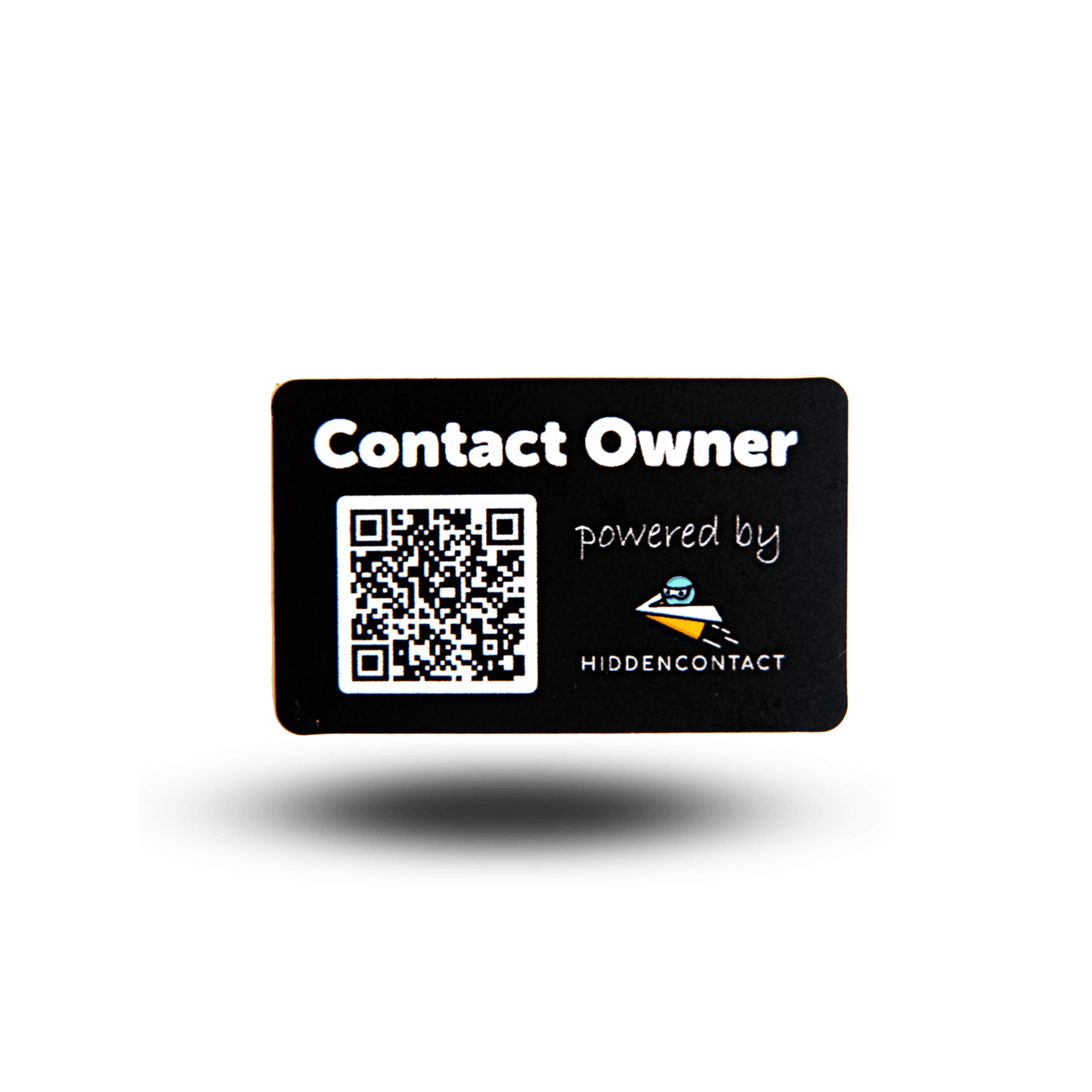 #Wertgegenstand Aufkleber mit QR - hiddencontact