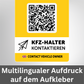 Auto-Kontaktpunkt mit QR