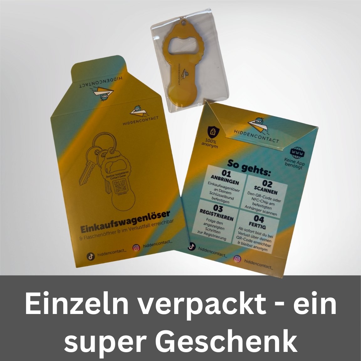 Einkaufswagenlöser mit QR