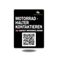 Motorrad Kontaktpunkt mit QR