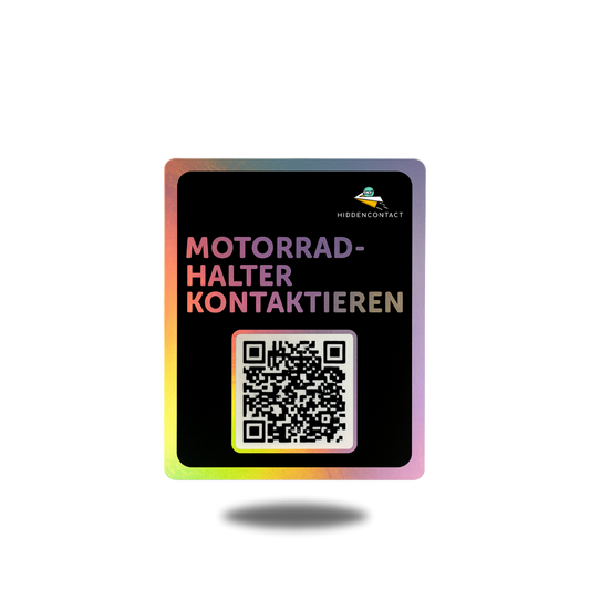 Motorrad Kontaktpunkt mit QR
