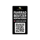 Fahrrad-Kontaktpunkt mit QR