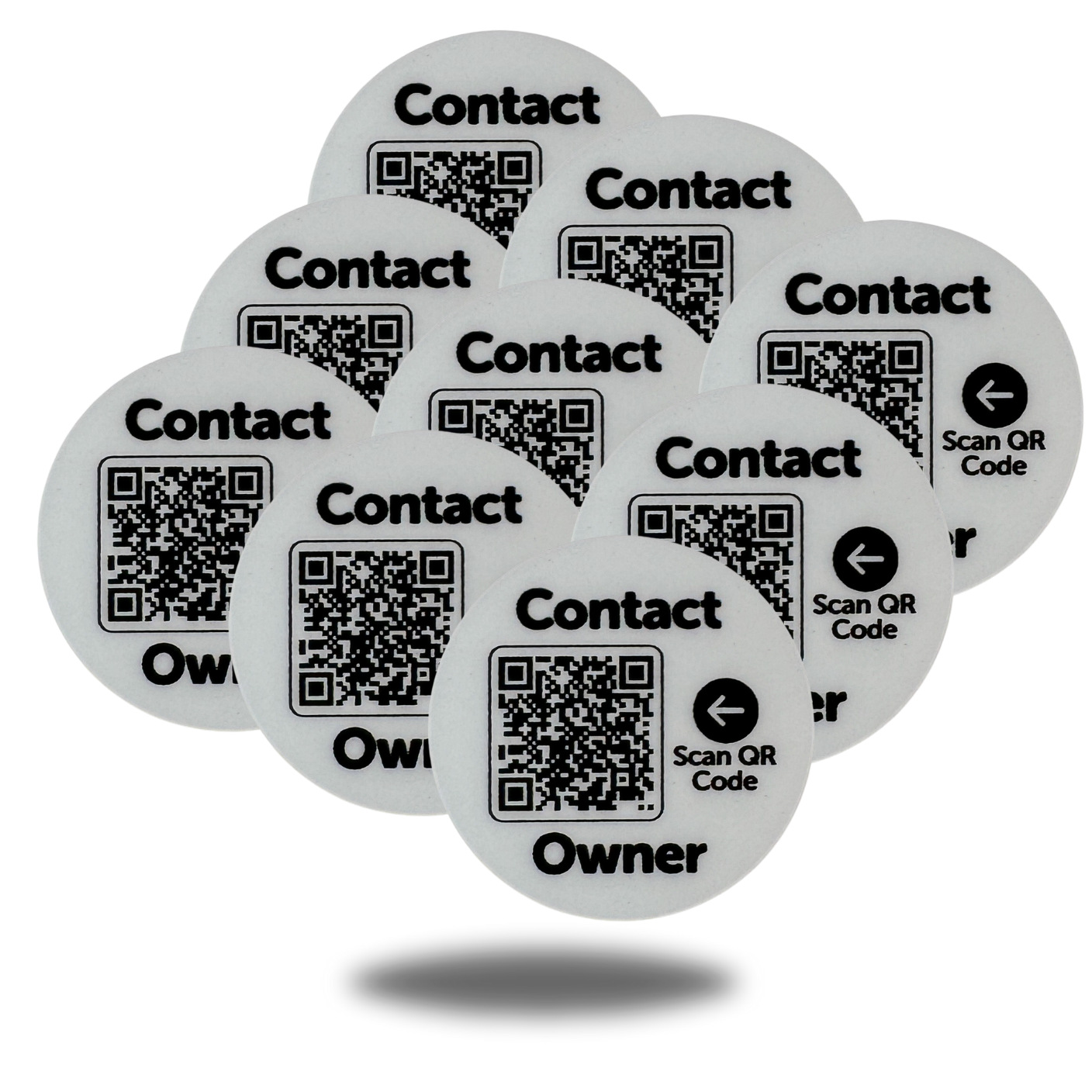 Wertgegenstand Aufkleber mit QR (9er Set)