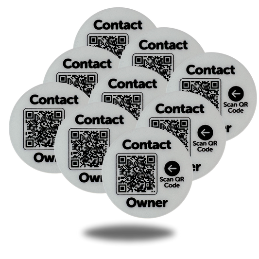 Wertgegenstand Aufkleber mit QR (9er Set)