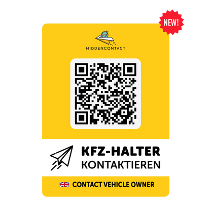 Auto-Kontaktpunkt mit QR