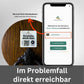Wohnungs-/ Garagen-/ Ferienhaus-Tag Kontaktpunkt mit QR