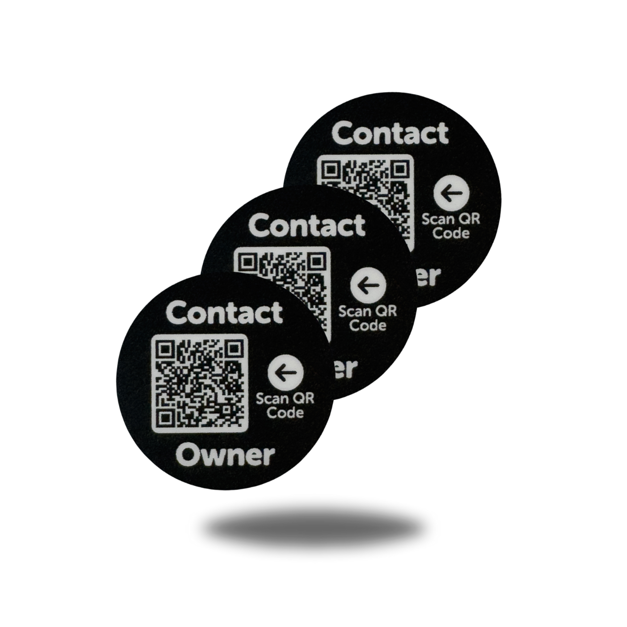 Wertgegenstand Aufkleber mit QR (3er Set)
