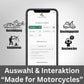 Motorrad-Kontaktpunkt mit QR (3er Set)