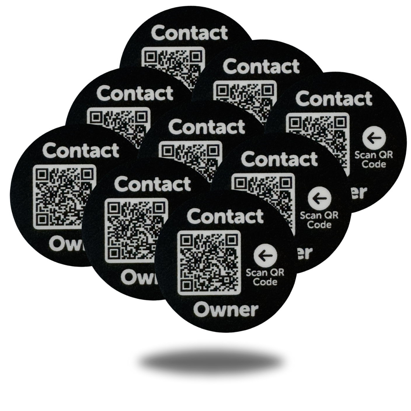 Wertgegenstand Aufkleber mit QR (9er Set)