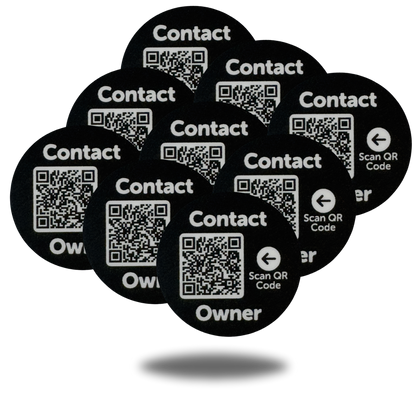 Wertgegenstand Aufkleber mit QR (9er Set)