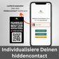 Fahrrad-Kontaktpunkt mit QR (3er Set)