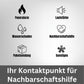 Wohnungs-/ Garagen-/ Ferienhaus-Tag Kontaktpunkt mit QR