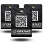 #Auto - Kontaktpunkt mit QR (3er Set) - hiddencontact