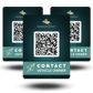 #Auto - Kontaktpunkt mit QR (3er Set) - hiddencontact