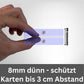 #Geldbeutel RFID - Blocker mit QR - hiddencontact