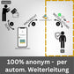 #Geldbeutel RFID - Blocker mit QR - hiddencontact