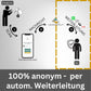 #Schlüssel - Tag mit NFC & QR (3er Set) - hiddencontact