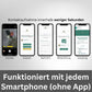 #Schlüssel - Tag mit NFC & QR (3er Set) - hiddencontact