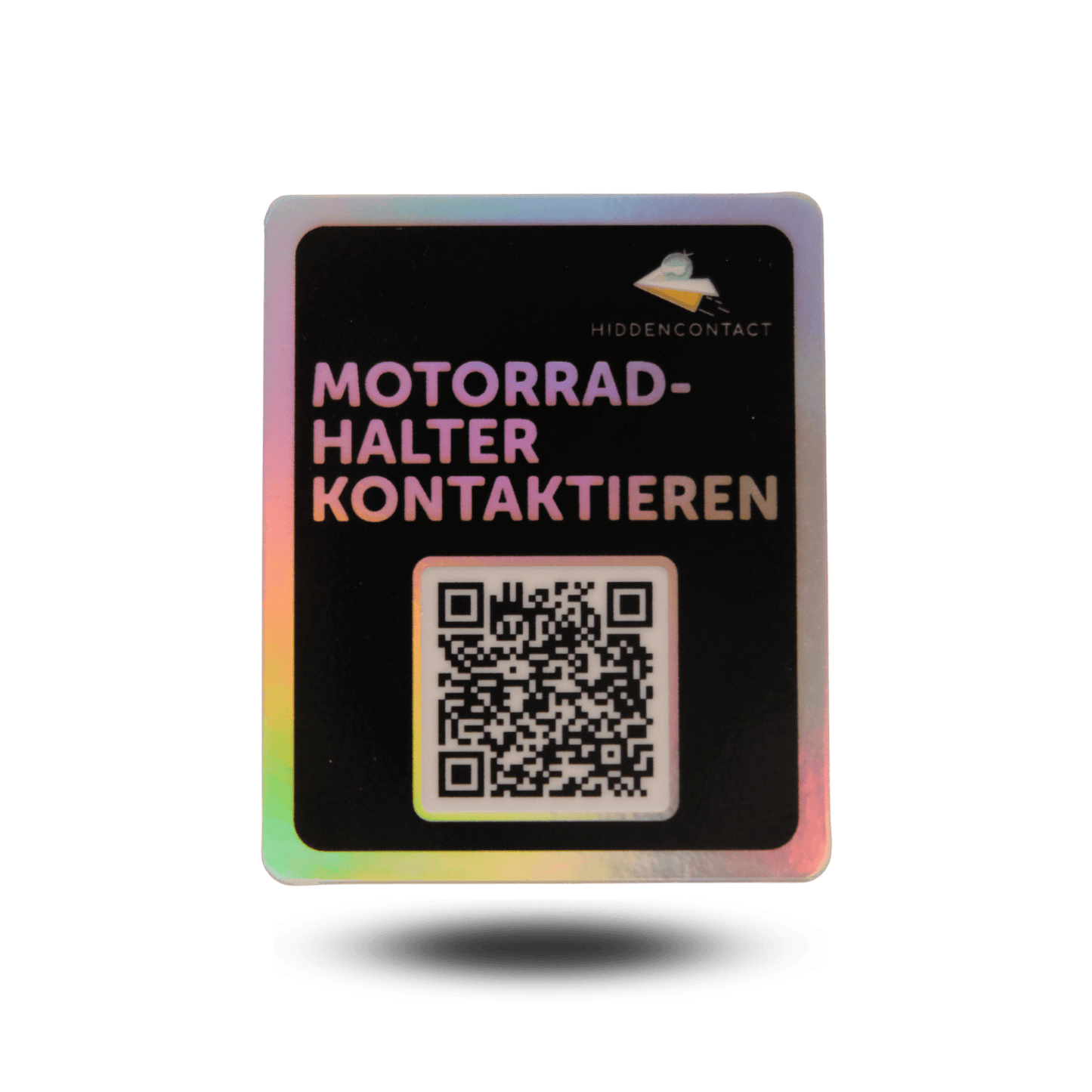 #Motorrad-Kontaktpunkt mit QR - hiddencontact